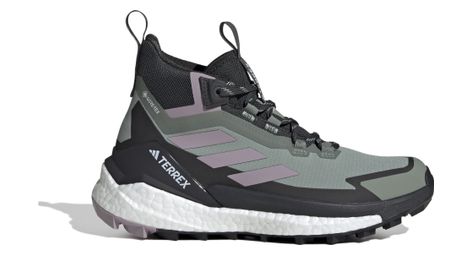 Chaussures de randonnée adidas terrex free hiker 2.0 gtx gris noir femme 