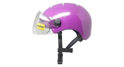 Kask urban lifestyle metall lila / violetter helm