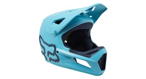 Casque integral enfant fox rampage bleu turquoise