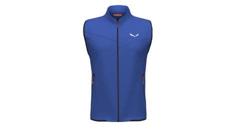 Chaqueta softshell sin mangas salewa pedroc azul claro