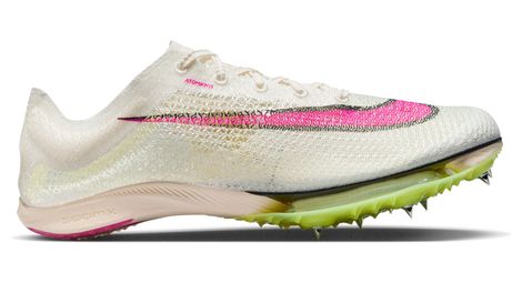 Chaussures d'Athlétisme Unisexe Nike Air Zoom Victory Blanc Rose Jaune