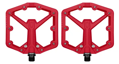Crankbrothers stamp 1 gen 2 - large flat pedals red