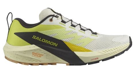 Chaussures de trail running salomon sense ride 5 jaune noir