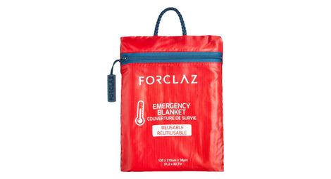 Coperta di sopravvivenza riutilizzabile forclaz orange