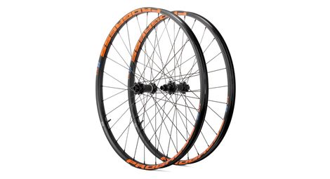 Paire de roues progress mtx nexo 29 orange | boost 15x110/12x148 mm | 6 trous | sram xd