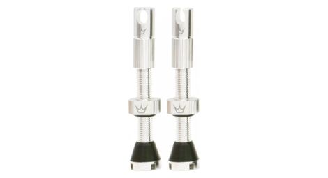 Valvole tubeless peaty's x chris king mk2 da 60 mm argento