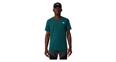 The north face lightning alpine blue men's short sleeve t-shirt