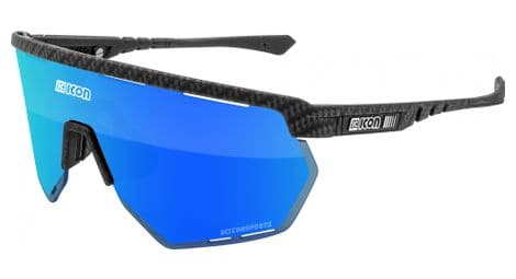 Scicon sports aerowing lunettes de soleil de performance sportive (multimirror bleu scnpp/compagnon de carbone)