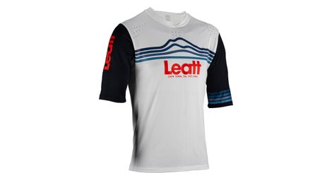 Maillot manches 3 4 leatt enduro 3 0 blanc