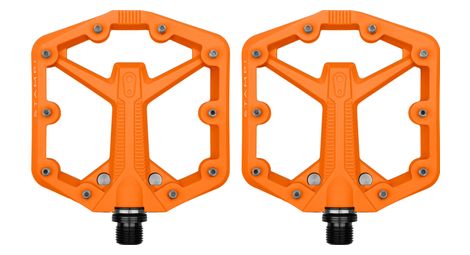 Crankbrothers stamp 1 gen 2 - pedales planos pequeños naranja