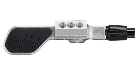 Commande de Tige de Selle Télescopique PNW Components Range Lever Argent/Noir