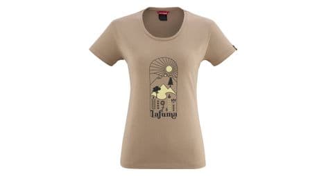 Camiseta de mujer lafuma pearl beige