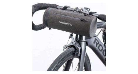 Sacoche de guidon étanche rockbros as-051 - noir