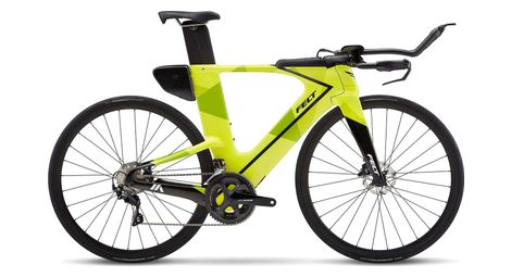 Bici da triathlon felt ia advanced 105 shimano 105 11v 700 mm chartreuse green 2022 - prodotto ricondizionato