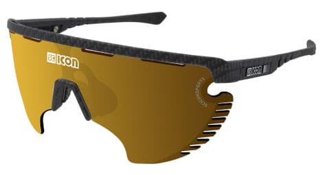 Scicon sports aerowing lamon lunettes de soleil de performance sportive (scnpp multimireur bronze/compagnon de carbone)