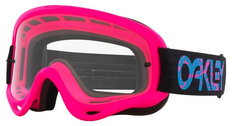 Máscara oakley o-frame mx pink / lentes transparentes/ ref: oo7029-73