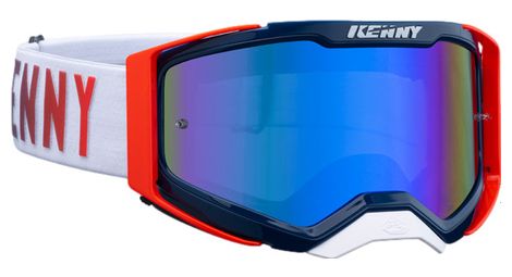 Kenny performance level 2 veiligheidsbril blauw/wit