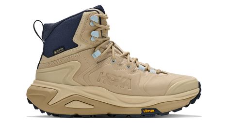 Chaussures de Randonnée Hoka Kaha 3 GTX Beige/Bleu Femme