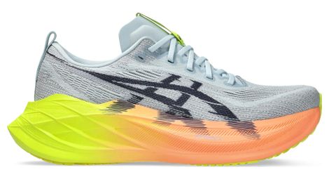 Asics superblast 2 paris running schuhe blau orange gelb unisex
