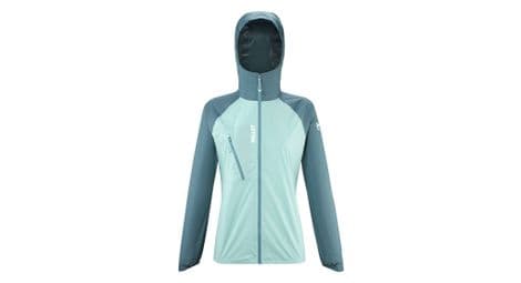 Veste imperméable femme millet intense 2.5l turquoise