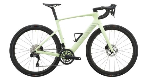 Bicicleta de carretera eléctrica Scott Fastlane 20, Shimano 105 Di2, 12 V, 290 Wh, 700 mm, verde, 2027