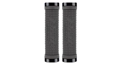 Paire de grips lizard skins peaty graphite noir