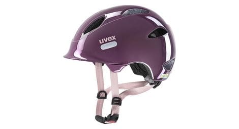 Casco infantil uvex oyo plum-dust púrpura