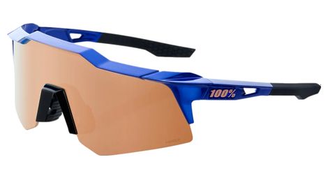 100% speedcraft xs - gloss cobalt blue - copper mirror hiper brille