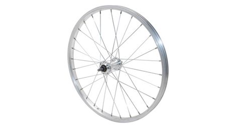 Roue vtt 20  avant alu moy alu axe plein (vendu avec ecrou 9x100)