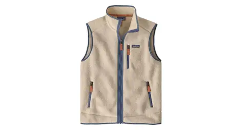 Patagonia retro pile sleeveless fleece beige/blau