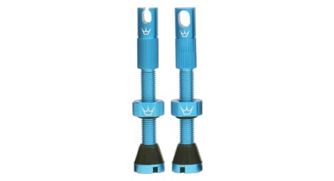 Valvole tubeless peaty's x chris king mk2 42 mm turchese