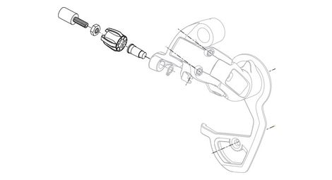 Vis tension cable dérailleur arrière sram force / rival / apex