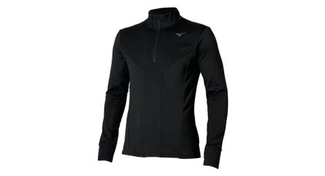Haut Thermique 1/2 Zip Mizuno Active Warmalite Noir Homme