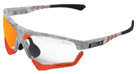 Scicon sports aerocomfort scn xt xl lunettes de soleil de performance sportive (miroir rouge photochromique scnxt/matt gelé)