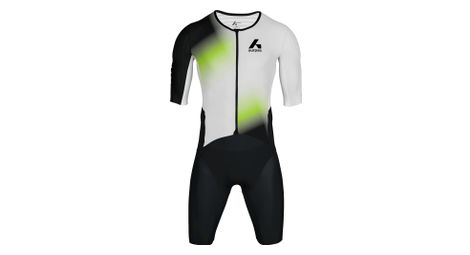 surpas insane 3 mdt triathlon suit black white green men s