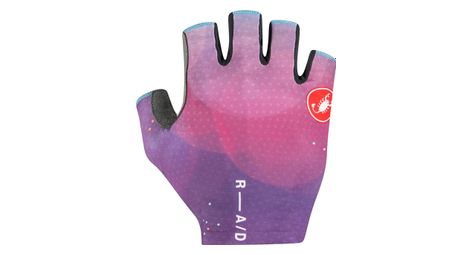 Gants courts unisexe castelli competizione 2 violet