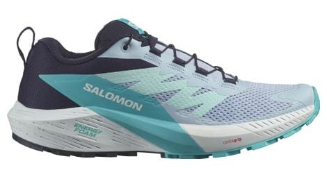 Chaussures de trail running femme salomon sense ride 5 bleu