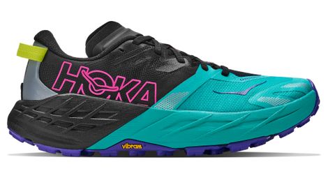 Chaussures Trail Hoka Speedgoat 7 Vert/Noir Femme