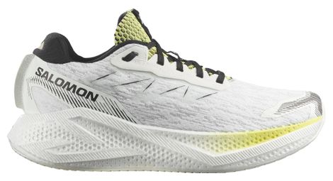 Chaussures Running Salomon Aero Glide 4 Blanc/Jaune Homme