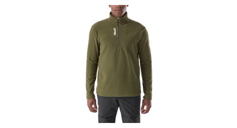 Polaire Millet Ubic Lightgrid 1/2 Zip Vert Homme