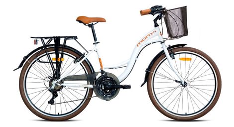 Vélo de ville urban 26 , shimano 21v - blanc