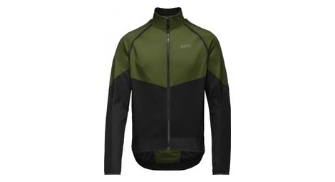 Veste coupe-vent gore wear phantom vert/noir