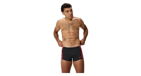 Speedo Herren-Badehose Hyperboom Splice Schwarz/Rot
