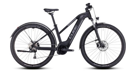 Cube reaction hybrid performance 500 allroad trapezio elettrico hardtail mtb shimano alivio 9s 500 wh 29'' nero 2023