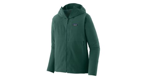 Patagonia r1 techface hoody softshelljacke grün xl