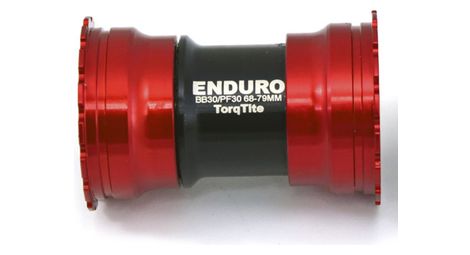 Boitier de pedalier enduro bearings torqtite bb a c ss pf30 30mm red