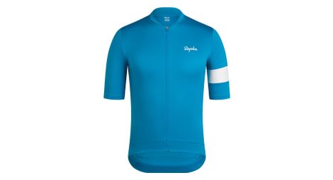 Maglia a maniche corte Rapha Core blu/bianca da uomo