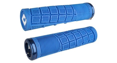 Paire de grips odi reflex v2.1 135 mm bleu