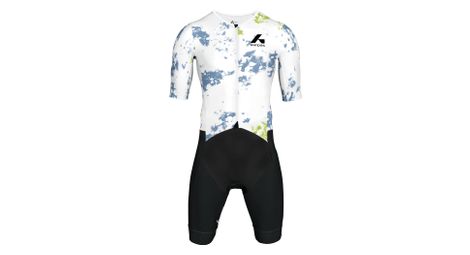 surpas pursue 2 ld tri suit white black blue green men s