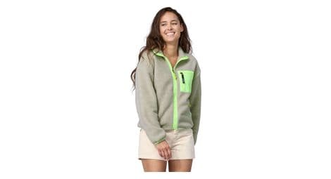 Veste polaire femme patagonia synchilla gris/vert